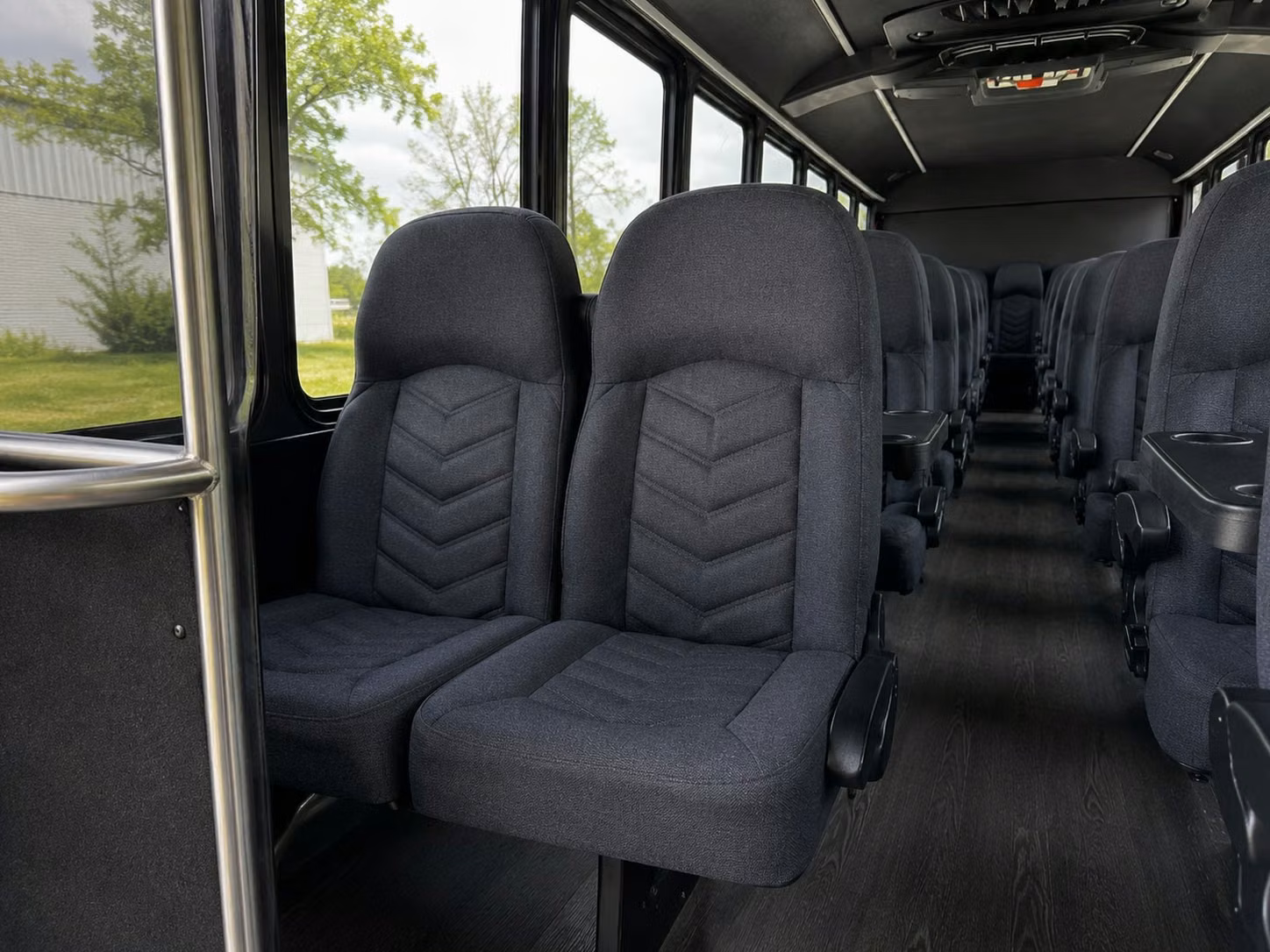 18 passenger minibus interior
