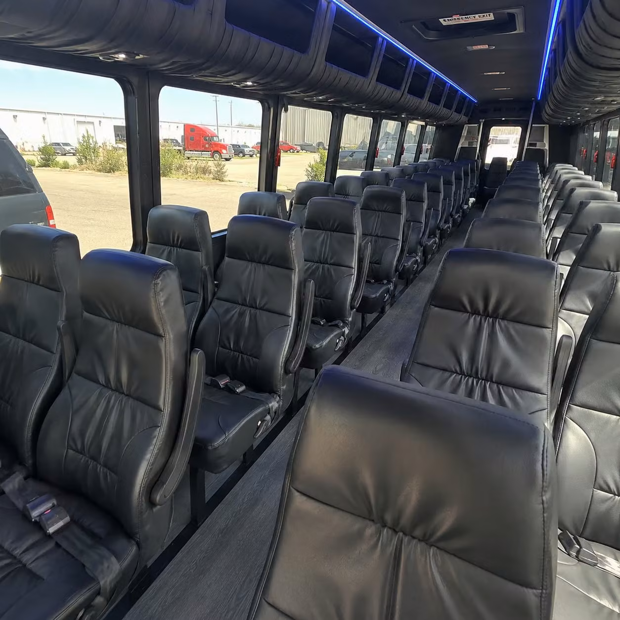 35 passenger minibus inside